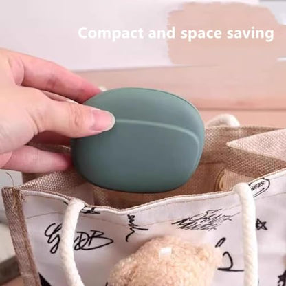 Silicone Headphone Organizer - 3 Pcs Data Cable Storage Case - Mini Key Box - Portable Wired Headset Storage Bag for Earbuds, Keys, USB Drives