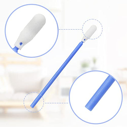 Wellgler's 100pcs Foam Cleaning Swabs, Multi-Purpose Cleanroom Foam Tip, Cleaning Swab Kitip,Lab Swabs. - color: 100pcs