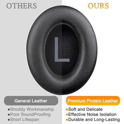 SOULWIT Earpads for Bose 700(NC700/NC 700) Headphones - Black - color: Black