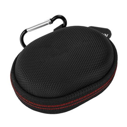 Hard Shell Waterproofing Earphone Case with Metal Carabiner, Crushproof Fabric Protections Compact Travel Design Shockproof Fabric Earbuds Storage Box - color: B