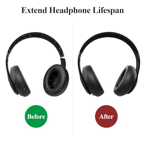 Replacement Parts for Beats Studio 3 - Headband and Hinge Replacement for Studio 3 (A1914) Wired & Wireless Headphones, Repair Kit, Matte Black Headband and Hinge