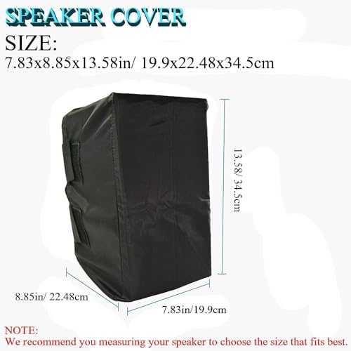 Wall Mountable Outdoor Indoor 2 Pcs Speakers Covers Heavy Duty Weatherproof Waterproof Patio Bluetooth Mini Box Speakers Stand Cover