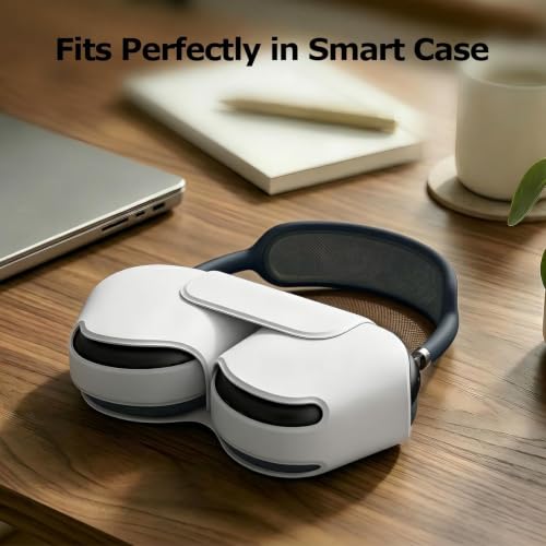 MOLOPPO Silicone Earcup Covers Compatible with AirPods Max 2/1, Black | Soft, Anti-Scratch, Ear Cup Protector, Washable, Sweatproof, Gym Accessories, For AirPods Max 2/1 - color: S-Black