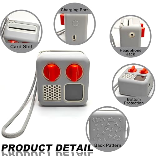 Silicone Case for Yoto Mini Player (Grey) - color: Grey
