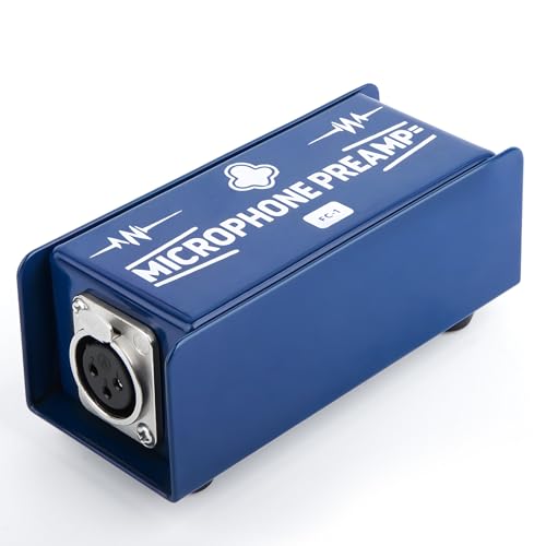 FC-1 Dynamic Mic Preamp Gain Booster | Ultra-Clean Gain Amplifier for Podcasting, Studio Recording & Live Sound | Compatible with Cloudlifter, Shure SM7B & Electro-Voice RE20