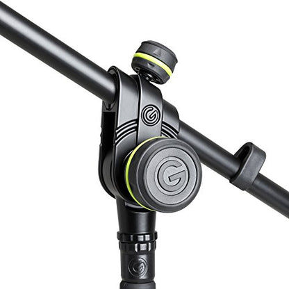 Gravity Microphone Stand GMS 4222 B Short Tripod Microphone Stand with Telescoping Boom 2-Point Adjustment, black - style: Modern