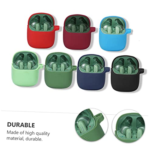 DOITOOL 1pc Silicone Wireless Earphone Cover Shockproof Protective Case for Tunetws Fashionable Full-Bodied Silicone Shell and Stylish Earbuds Cover Grass Green - color: Green