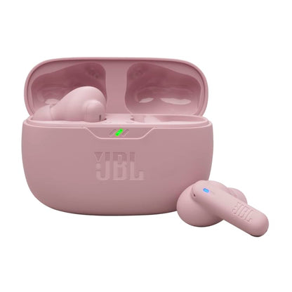 JBL Vibe Beam 2 - True Wireless Noise Cancelling Earbuds Pure Bass Sound & Smart Ambient Technology, 4mics for Crisp, Clear Calls, up to 40Hrs of Playback, IP54 Dust & Water Resistant (Pink) (Renewed)