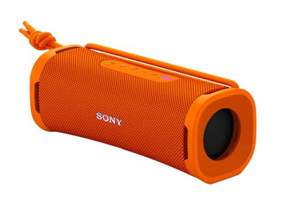 Sony ULT Field 1 Wireless Bluetooth Portable Waterproof Speaker, Orange | 12 Hr Battery, IP67 Rated Waterproof, Dustproof, Shockproof Rustproof, Detachable Strap, Hands-free Calling, Enhanced Bass - color: Orange, style: ULT Field 1