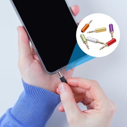 MECCANIXITY 2Pcs 3.5mm Replacement Repair Plug Jack, 4 Pole Metal Stereo Male Plug 3.5mm Solder DIY Audio Cable Connector for Headphone Earphone Microphone Cable Repair, Bright Black - color: Bright Black