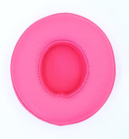 Headphone Replacement Ear Pad Cover Compatible with Beats by Dre Solo3 Solo2 Wired Wireless Headphones Protein Leather Memory Foam Headphone Cushion Ear Muffs-Twilight Red - color: Twilight Red