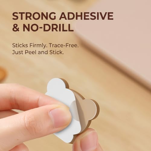 3pcs Cute Desktop Multi-Functional Cord Winder, Practical Hook and Clip for Mouse Wire/Headphone Line Data Cabler Fixer No-Nail Organizer of Table & Drawer Storage, Cord Management