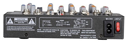 Audio2000'S AMX7303 Four-Channel Audio Mixer with USB Interface, DSP Processor, and Phontom Power - style: 4-Channel Mixer with USB