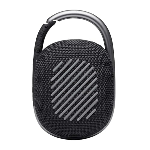 JBL Clip 4 - Portable Bluetooth speaker with a built-in battery, IP67 waterproof and dustproof, Compact size and great sound. - Black - color: Black, style: Clip4