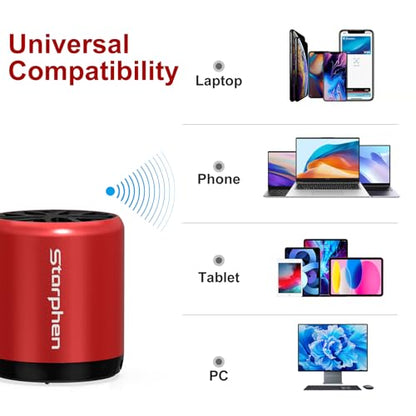 Mini Portable Bluetooth Speaker - color: Blue