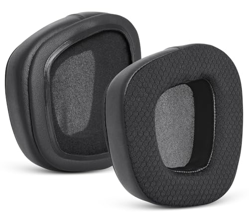 Replacement Ear Pads Cushions for Corsair Void/Void Pro/Void Pro RGB -Black | Also for Void V2 / Void Pro RGB SE/Void Pro Elite/Surround Wired & Wireless RGB Gaming Headsets, Earpads with Mesh Fabric - style: Mesh&Leather