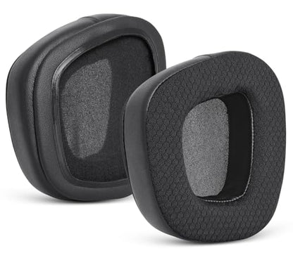 Replacement Ear Pads Cushions for Corsair Void/Void Pro/Void Pro RGB -Black | Also for Void V2 / Void Pro RGB SE/Void Pro Elite/Surround Wired & Wireless RGB Gaming Headsets, Earpads with Mesh Fabric - style: Mesh&Leather