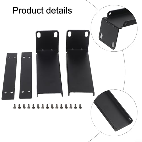 Rack Mounting Bracket SLX4 Wireless Receiver and Microphone, 2mm Thick Frame, Professional Audio Equipment Stands and Mounts(2 in 1)