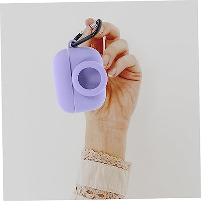 Silicone Protective Cover for Lightweight to Install Silicone Design Compatible and for Earphone and Charging Box - color: Purple