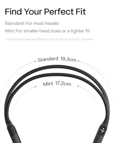 SHOKZ OpenRun Mini Bone Conduction Open-Ear Bluetooth Headphones, Black | Bundle with Sweat Headband；Open ear comfort; Lightweight & Secure fit; IP67 water resistance; 8H battery; Running/Cycling - color: Black, size: Mini Size+Magnetic Charging