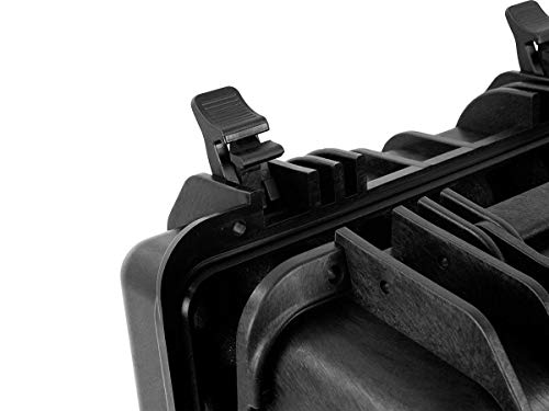 Monoprice Weatherproof/Shockproof Hard Case - IP67 Level dust and Water Protection up to 1 Meter Depth with Customizable Foam, 19" x 16" x 6", Black - color: Black, size: 18.8 Liter, style: Case