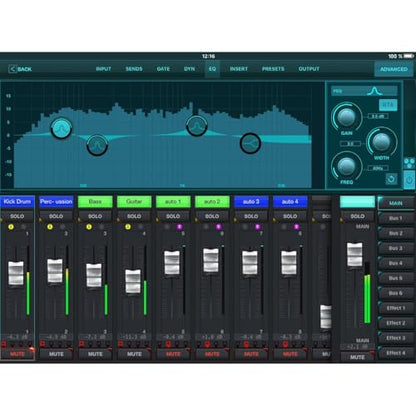 Behringer X AIR XR18 18-Channel, 12-Bus Digital Mixer for iPad/Android Tablets with 16 Programmable Midas Preamps, Integrated Wifi Module and Multi-Channel USB Audio Interface