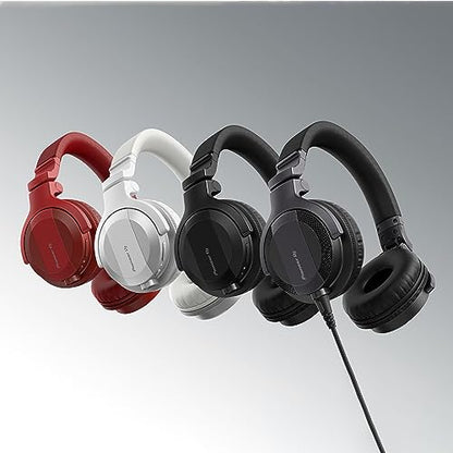 Pioneer DJ HDJ-CUE1 On-Ear Wired DJ Headphones, Foldable, Dark Silver | For new and everyday DJs, on-ear wired DJ monitoring headphones, comfortable, foldable, swivel earcups, clear cueing