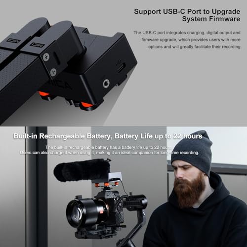 comica Traxshot Pro Super Cardioid Transformable All-in-One External Shotgun Microphone for Camera Smartphone