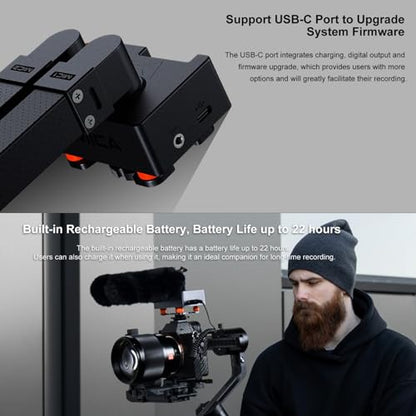 comica Traxshot Pro Super Cardioid Transformable All-in-One External Shotgun Microphone for Camera Smartphone