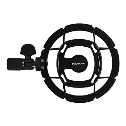 Knox Gear Shock Mount for Blue Yeti X Microphone | Vibration-isolating microphone support