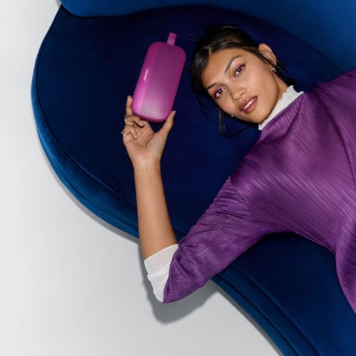 Bose SoundLink Flex Bluetooth Speaker (2nd Gen) - Portable Outdoor Speaker with Hi-Fi Audio, Waterproof and Dustproof, USB-C, Up to 12 Hours Battery Life, Rosewood Mauve - Limited Edition Color - color: Rosewood Mauve