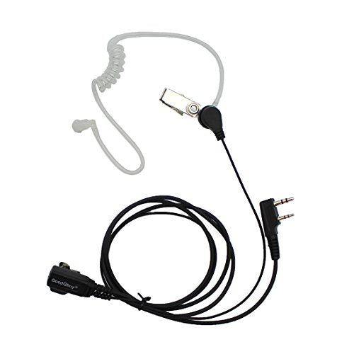 Walkie Talkie Earpiece with PTT Mic Compatible with Kenwood PUXING Baofeng UV5R 666s 888S Retevis H-777 2 Way Radio Walkie Talkies (10Pack)