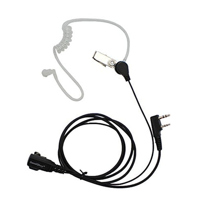 Walkie Talkie Earpiece with PTT Mic Compatible with Kenwood PUXING Baofeng UV5R 666s 888S Retevis H-777 2 Way Radio Walkie Talkies (10Pack)