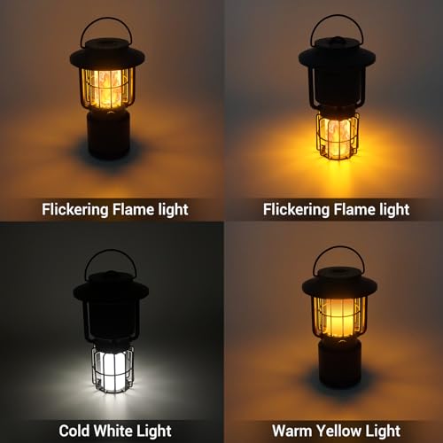 Outdoor Bluetooth Speaker, IP65 Waterproof Wireless Speaker with 3 Lights Modes, Outdoor Camping Portable Speaker Gift for Men Emergency, Hiking, Party (1 Pack) - style: 1 Pack