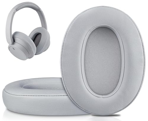 SOULWIT Earpads for Sony WH-XB900N/WH-CH710N/WH-CH720N/WH-RF400/MDR-RF895RK Headphones, Ear Pads Cushions with Soft Protein Leather, High Density Foam - Grey - color: Grey