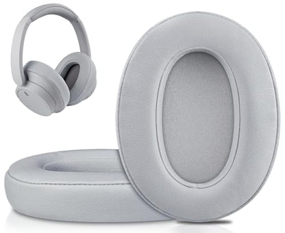 SOULWIT Earpads for Sony WH-XB900N/WH-CH710N/WH-CH720N/WH-RF400/MDR-RF895RK Headphones, Ear Pads Cushions with Soft Protein Leather, High Density Foam - Grey - color: Grey