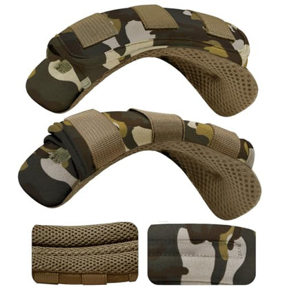 2-Pack Shoulder Pad Ultra-Thick Tactical Vest Cushion for Laptop Bags, Messenger Bags, Briefcase Bags, Luggage Bags, Tool Bags, Travel Bags and Most Bags, Camouflage Green - color: Camouflage Green