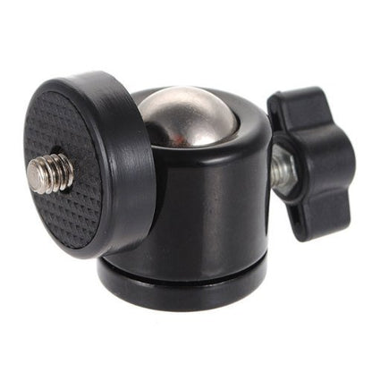 AKOAK 1/4" Swivel Mini Ball Head Screw Tripod Mount for DSLR Camera Camcorder Light Bracket, Pack of 2 - size: 1 Count (Pack of 2)