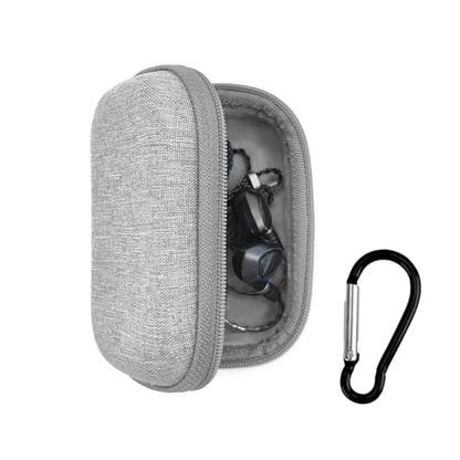 Musiin Compact in-Ear Monitor Earphone Case Compatible with MDREX15AP(Grey) | Compatible YINYOO CCZ Melody,SE215-CL,KZ ZS10 Pro,MEE Audio M6 for Audio Stage and Studio