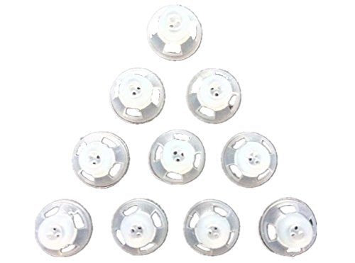 Hearing Aid Ear Piece Open Dome 6mm 10-Pack Comfortable PSAP (Personal Sound Amplifiers Product) Kit Ear Tips Invisible, Perfect for Open Air (Open fit), Except for RIC - style: Open 6mm 10-pack