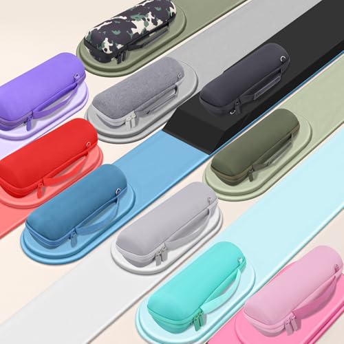 co2CREA Hard Travel Case for JBL Flip 7/6/5/4 Speaker, Red - color: Red Case