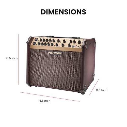 Fishman Loudbox Artist 120-Watt Acoustic Guitar Combo Amplifier Bundle with Gearlux XLR Cable, Instrument Cable, and Austin Bazaar Polishing Cloth - size: Artist 120W