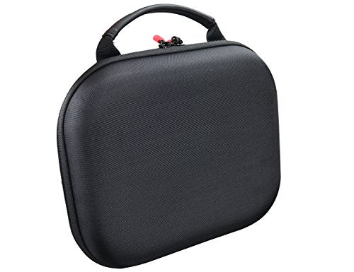 Case for Sony WH-1000XM5, WH-1000XM4, WH-XB910; JBL Live 650BTNC; ATH-M50X, ATH-M50, ATH-MSR7GM, MSR7NC, MSR7BK, ANC7/9/29, ESW9; BeoPlay H2, H6, H7, H8, H9 - color: Black with red lining