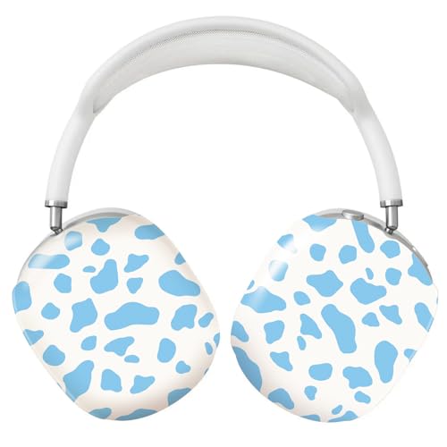 iBenzer Protective Case for AirPods Max Headphones, Ear Cups Cover for Apple AirPods Max (2024 USB-C / 2020 Lightning), MOO-velous in Light Blue, AP-MAX-125 - color: MOO-velous in Light Blue
