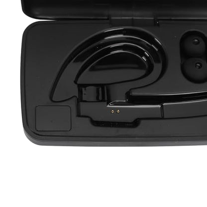 Jiawu Single Ear Bluetooth Headset, Noise Cancelling Dual Mic 180 Deg Rotate Trucker Headset, Wireless Business with USB Adapter for Truck Drivers Business