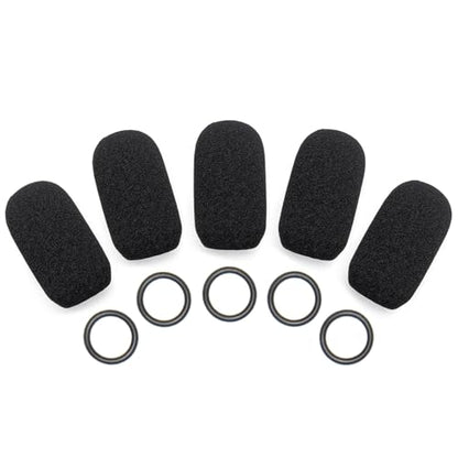 5-Pack Mic Cover Compatible with Bose A30 A20 A10, ProFlight Series 2, Aviation Headsets Microphone Mic Foam Muff Covers Windscreen Pop Filter