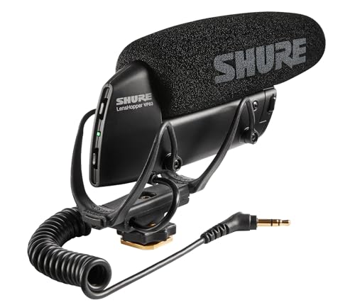 Shure VP83 LensHopper Camera-Mounted Condenser Shotgun Microphone for use with DSLR Cameras and HD Camcorders - Capture Detailed, High Definition Audio with Full Low-end Response - style: Standard
