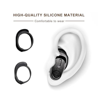 Klowcok Replacement Ear Wings for Skullcandy Method 360 ANC Earbuds, Black - color: Black