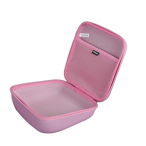 Adada Hard Travel Case for noot Products K11/Elecder i37 Kids Headphones(Only Case) (Pink) - color: Pink