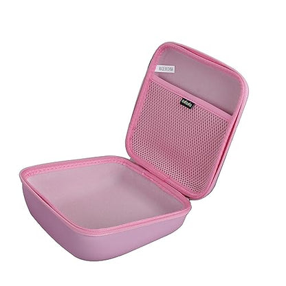 Adada Hard Travel Case for noot Products K11/Elecder i37 Kids Headphones(Only Case) (Pink) - color: Pink